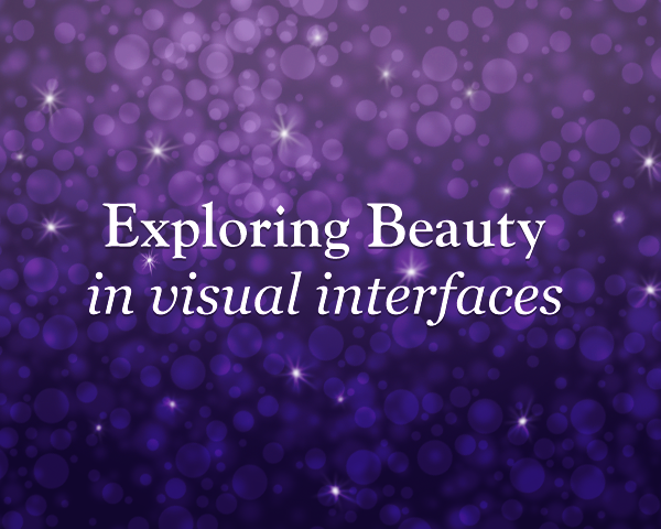 Exploring Beauty in Visual Interfaces: Cover