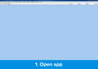 Step 1: Open old app